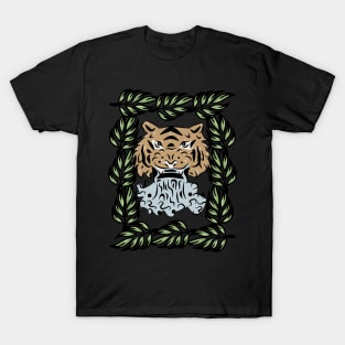 Jungle Tiger Water Fountain Bamboo T-Shirt